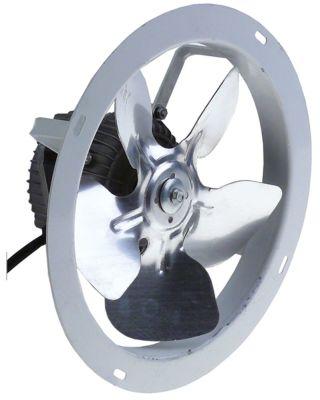 Ventilator 5W 230V Tilslutning Kabel Akselængde 15mm 50/60Hz Ventilatorhjul ø 165mm