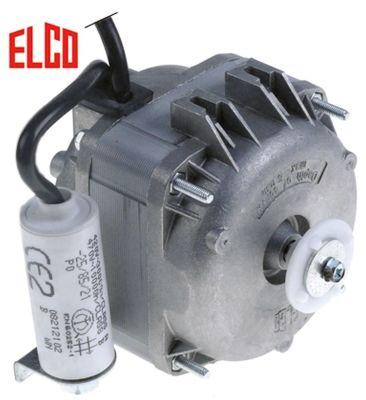 Ventilatormotor ELCO 18W 230/240V 2600o/min Leje Glideleje Serie Kabellængde 1000mm H 110mm