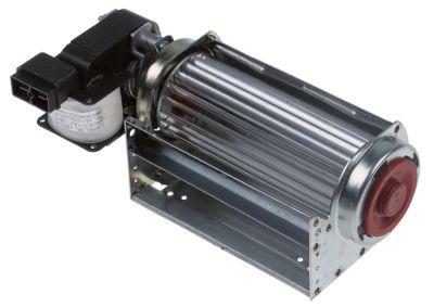 Tværstrømsventilator 24W 230V Motor højre Valse ø 45mm Valse L 120mm -30 til +100°C