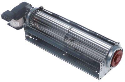 Tværstrømsventilator 25W 230V Motor højre Valse ø 45mm Valse L 240mm -30 til +100°C