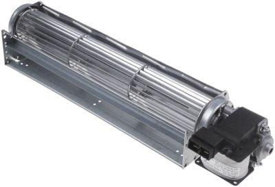 Tværstrømsventilator 33W 230V Motor venstre Valse ø 45mm Valse L 300mm -30 til +100°C