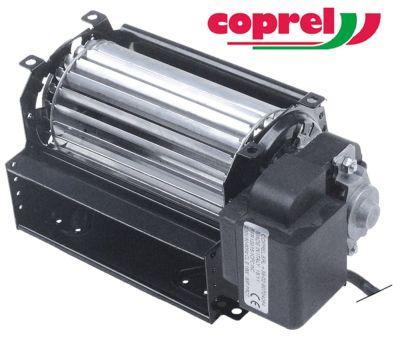 Tværstrømsventilator 19W Motor venstre Valse ø 60mm Valse L 120mm -10 til +60°C