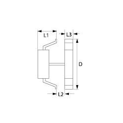 Aksialventilator 230V 1370o/min 130W L1 62mm L2 16mm L3 66mm ebm-papst 58A