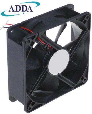 Aksialventilator 12VDC 10W L 120mm B 120mm H 38mm Leje Kugleleje Tilslutning Kabel 320mm Plasti