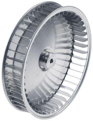 Ventilatorhjul H1 43mm H2 14mm H3 15mm D1 ø 197mm D2 ø 8mm D3 ø 8x6,8mm Skovle 45