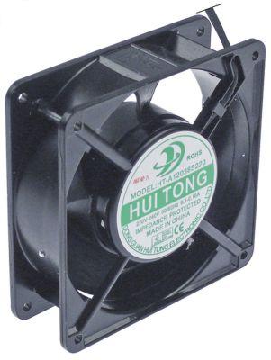 Aksialventilator 230VAC 22/38,4W L 119mm B 119mm H 38mm Leje Glideleje Tilslutning Stik