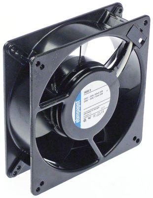 Aksialventilator 230VAC 30W L 135mm B 135mm H 38mm Leje Kugleleje Tilslutning Fladstik 2,8mm