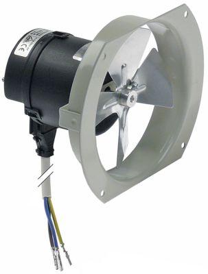 Ventilator 1/10W 230V ø 96mm 2500o/min Tilslutning med kabel Kabellængde 3000mm