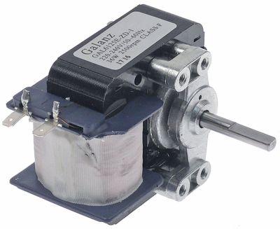 Ventilatormotor 220-240V 36kW 50/60Hz 2500o/min D1 ø 6mm Effektforbrug 18W ved 50Hz 2600o/min