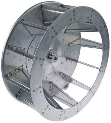 Ventilatorhjul D1 ø 405mm H1 150mm Skovle 12 D2 ø 14mm D3 ø 17mm H2 22mm