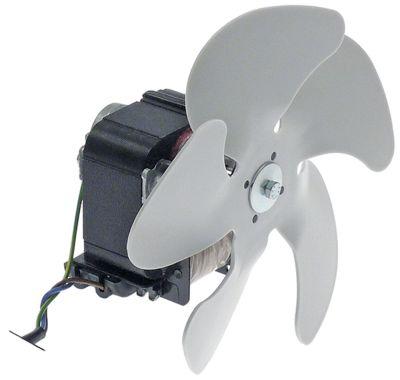 Ventilatormotor 5W 220-230V Kabellængde 2900mm H 62mm L 73mm B 62mm Akselængde 14mm 50-60Hz