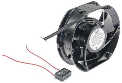 Aksialventilator 230V 23W L 172mm B 150mm H 51mm Leje Kugleleje Effekt 336/390m³/h 50/60Hz