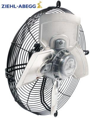 Aksialventilator ZIEHL-ABEGG 390/550W 230V 1320/1450o/min Leje med leje Hul ø 95mm