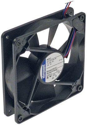 Aksialventilator L 119mm B 119mm H 25mm 24V Spænding DC