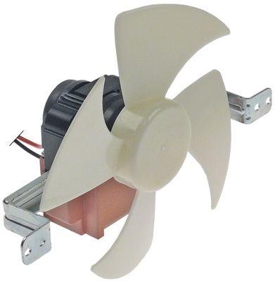 Ventilatormotor 5W 220-240V H 80mm L 205mm B 147mm Akselængde 15mm 50Hz Akse ø 4mm