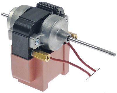 Ventilatormotor 5W 220-240V H 76mm L 140mm B 65mm Akselængde 16/55mm 50Hz Akse ø 4mm