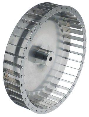 Ventilatorhjul H1 38mm H2 22mm H3 3mm D1 ø 200mm D2 ø 8x6,5mm D3 ø 7mm Skovle 38