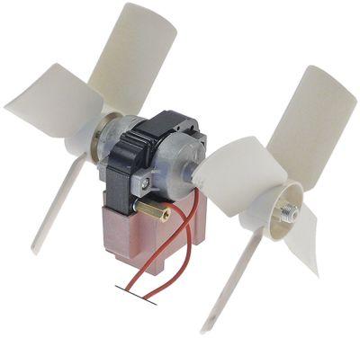 Ventilatormotor 22W 220-240V H 73mm L 65mm B 66mm Akselængde 20/48mm 50Hz Ventilatorhjul ø 150m