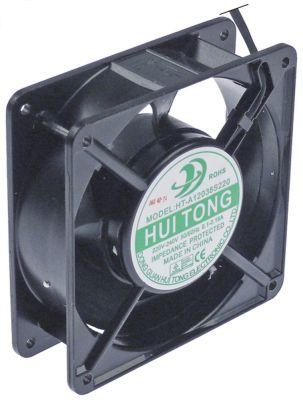 Aksialventilator 230VAC 22/38,4W L 119mm B 119mm H 38mm Leje Glideleje Tilslutning med kabel 500mm