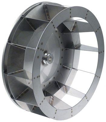 Ventilatorhjul H1 156mm H2 235mm D1 ø 450mm D2 ø 23mm D3 ø 195mm til C-linje 202 Skovle 12