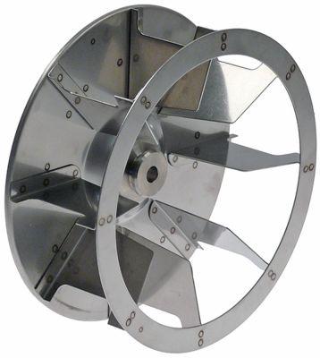 Ventilatorhjul H1 83mm H2 25mm D1 ø 220mm D2 ø 11mm D3 ø 16mm Skovle 8