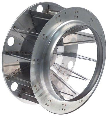 Ventilatorhjul H1 140mm H2 23mm D1 ø 365mm D2 ø 14mm D3 ø 18mm Skovle 12