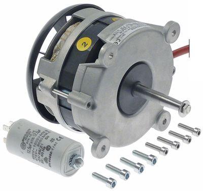 Ventilatormotor 230V 0,1/0,2kW 50/60Hz Faser 1 2700-2200-3300/2600o/min L1 108mm L2 30mm L3 25mm