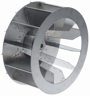 Ventilatorhjul H1 128mm H2 205mm H3 80mm D1 ø 280mm D2 ø 13mm D3 ø 165mm Skovle 12