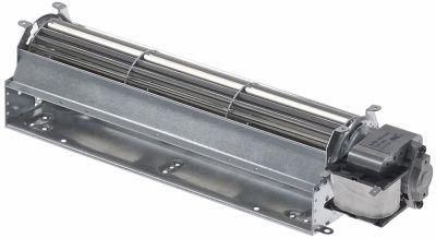 Tværstrømsventilator Motor venstre Valse ø 60mm Valse L 300mm Tilslutning F 6,3 230V/50Hz