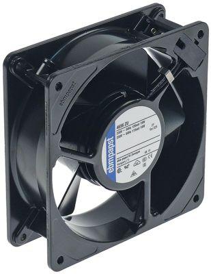 Aksialventilator 230V 19W L 119mm B 119mm H 38mm Leje Kugleleje 50/60Hz Ventilatorhjul ø 106mm