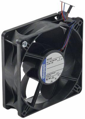Aksialventilator 24VDC 9W L 119mm B 119mm H 38mm Leje Kugleleje Kabellængde 200mm med NTC føler