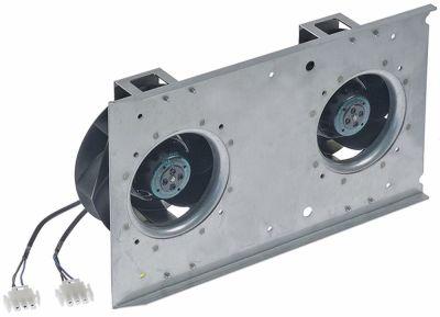 Ventilatormotor 26/27W 230V H 196mm B 330mm med kondensator 50/60Hz Kondensator 15µF