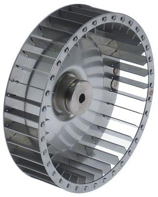 Ventilatorhjul H1 38mm H2 17mm D1 ø 150mm D2 ø 8mm Skovle 36