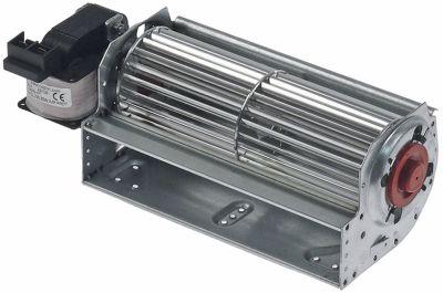 Tværstrømsventilator 25W 230V Motor højre Valse ø 60mm Valse L 180mm -30 til +100°C