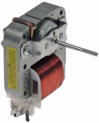 Ventilatormotor Type YZ-61-15-2-10L 18W 220-240V 2800o/min H 70mm B 61mm Akse ø 2,7x3,2mm