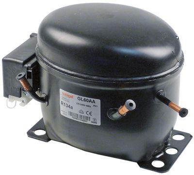 Kompressor Kølemiddel R134a Type GL60AA 1/6HP Effektforbrug 126W Slagvolumen 599cm³ RSIR