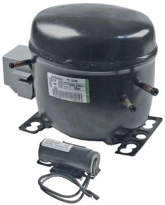 Kompressor Kølemiddel R134a Type FFI12HBK 1/3HP Slagvolumen 1115cm³ CSIR 220-240V H 180mm 671W