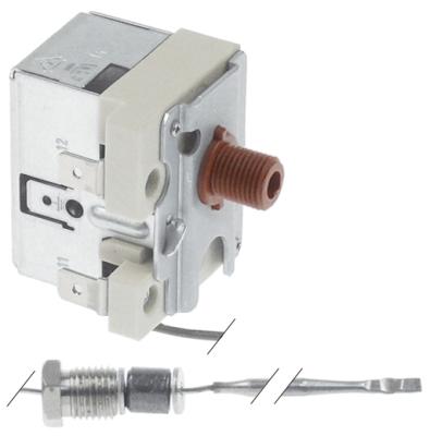 Safety thermostat switch-off temp. 245°C 1-pole 1NC 16A probe ø 3,1mm probe L 155mm