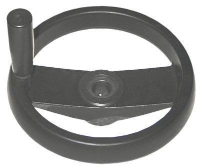 Håndhjul L1 30mm L2 60mm Gevind  - ø 200mm D1 ø 48mm Boring ø 20mm med foldehåndtag