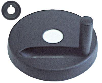 Håndhjul L1 40mm L2 43mm Gevind  - ø 200mm D1 ø 50mm Boring ø 20mm med foldehåndtag