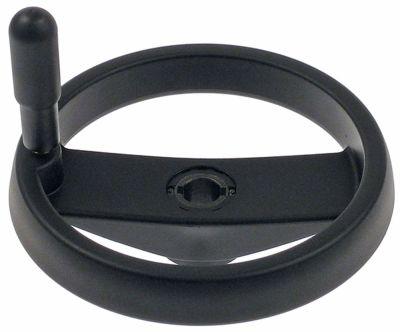 Håndhjul ø 200mm D1 ø 20mm Rillebredde 63mm