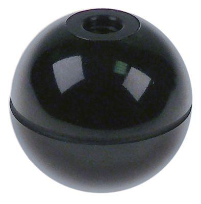 Kuglegreb Gevind M8 ø 40mm sort  -