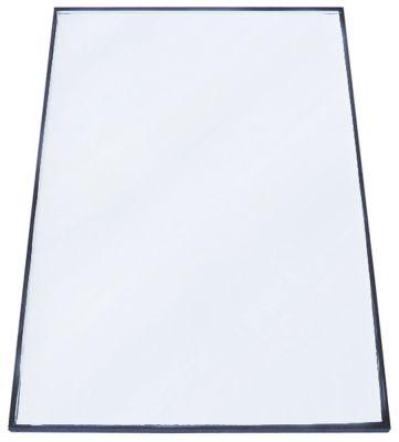 Glasrude L 635mm B 390mm Materialestyrke 10mm IP Låge til kølevitriner flad