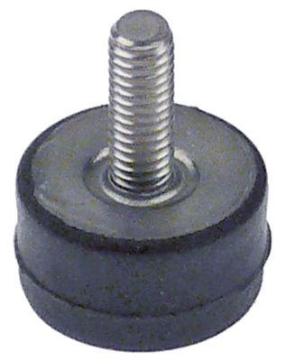Stopper Gevind M4 D1 ø 15mm L 8mm med forskruning til glasrude