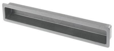 Skålgreb ABS plastik H 20mm L 250mm B 40mm