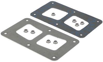 Fastgørelsessæt passer til til kombidæmper L 175mm B 105mm IP  - CONVOTHERM