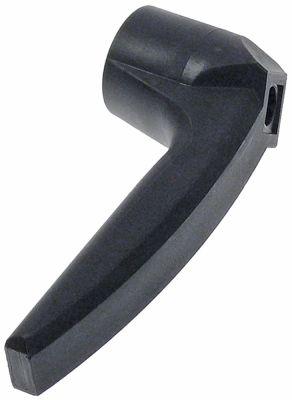 Lågegreb Plastik ø 48mm sort L 190mm passer til MKN