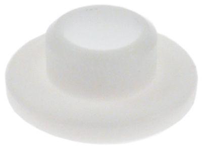Afstandsbøsning ID ø 7mm hvid UD ø 175mm H 75mm Afstandsholder til glasrude