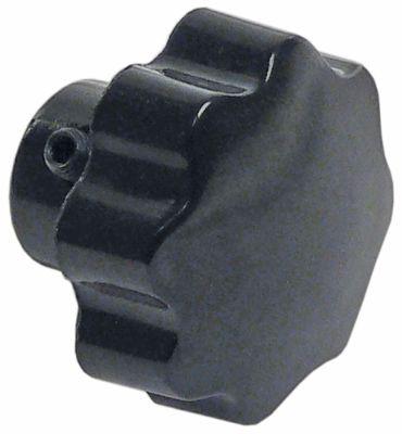 Stjernegreb Gevind M8 ø 40mm sort L 32mm til grøntsagsskærer