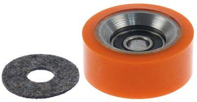 Kugleleje UD ø 63mm B 26mm til tørretumbler Type PKG Aksel ø 12mm